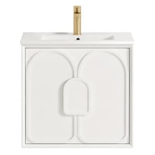 Laguna MKII 600mm Wall Hung Single Vanity with Ceramic Countertop